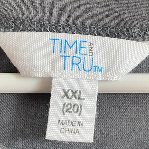 XXL Time and Tru Gray dress - Picture 4 of 4